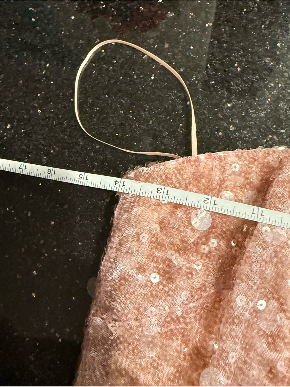 Helsi Mimi Sequin Strapless Sweetheart I Mini Dress in Pink 
 Size XS Preloved - Picture 8 of 9